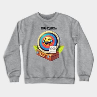 Archery Target Face Missing Crewneck Sweatshirt